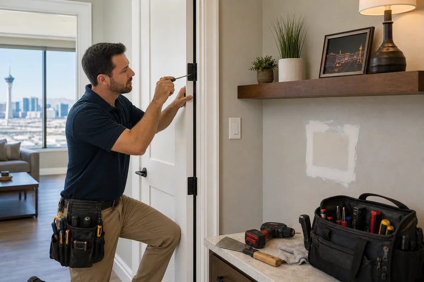 General handyman repairs project photo for Mr. B Handyman Services in Las Vegas