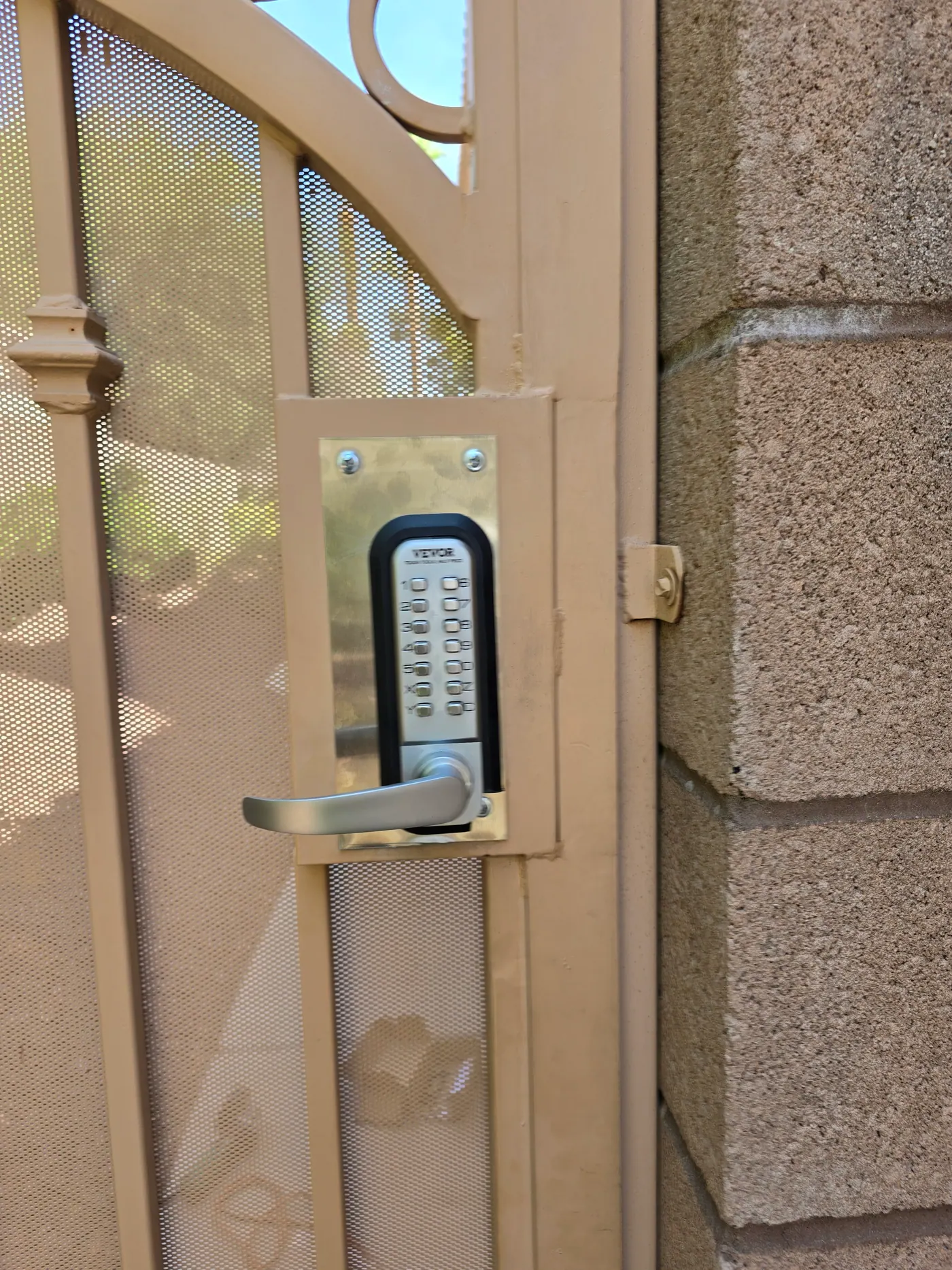 Gate Door Lock Installation project photo by Mr. B Handyman Services in Las Vegas