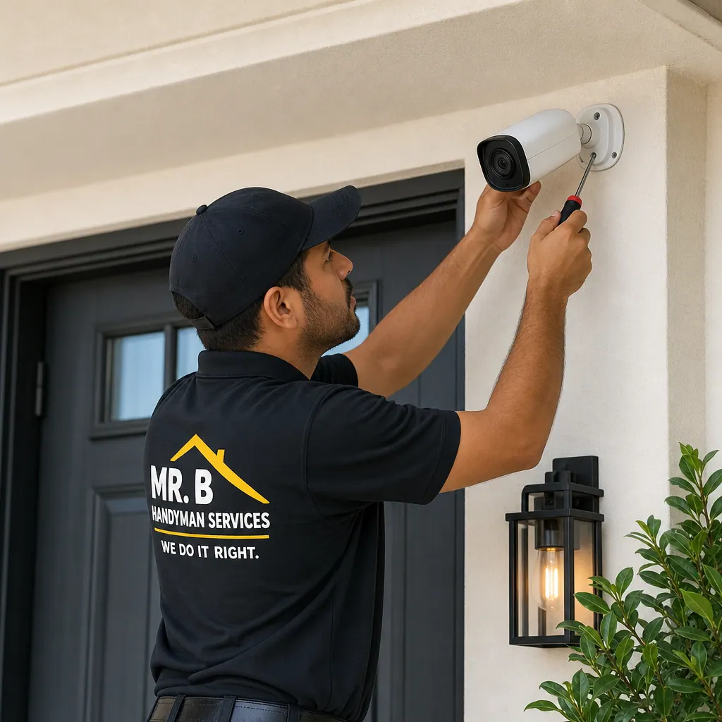 Security Camera Instalation project photo by Mr. B Handyman Services in Las Vegas