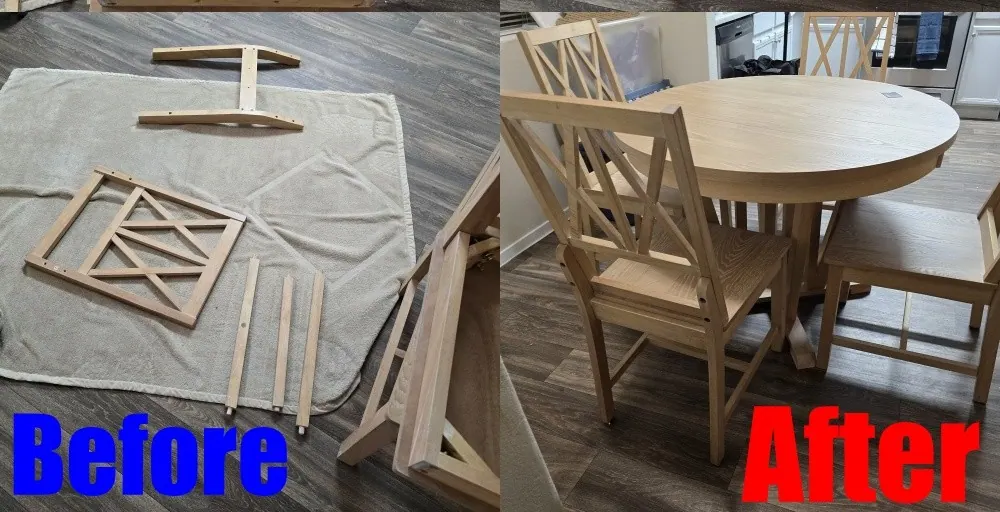 Table & Chairs Assembly project photo by Mr. B Handyman Services in Las Vegas