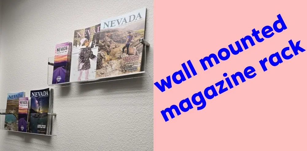 Wall Mounted Magazine Rack project photo by Mr. B Handyman Services in Las Vegas