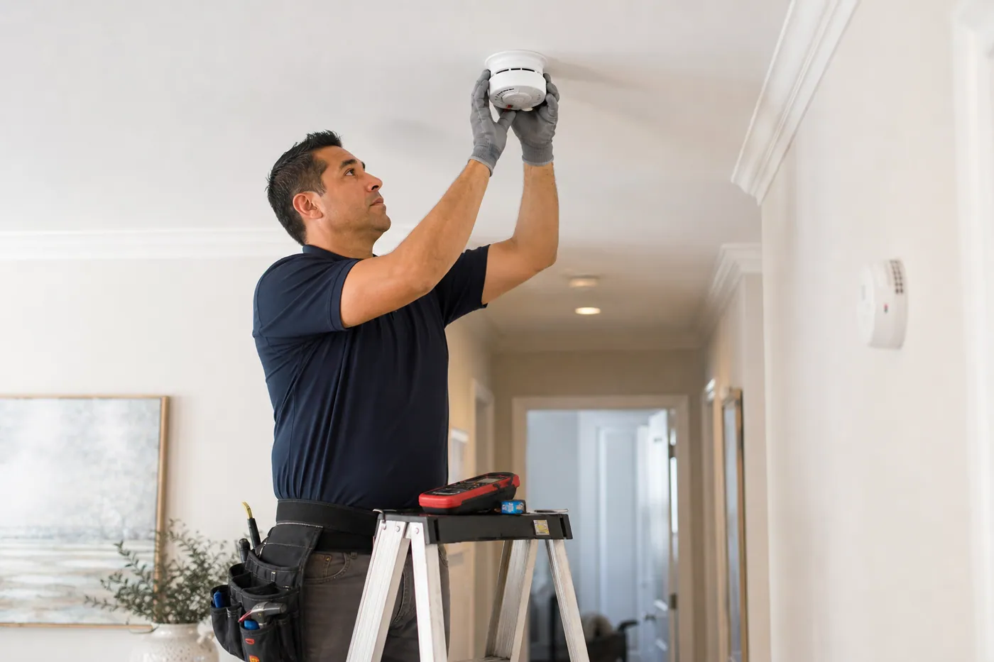 Smoke & CO Detector Services in Las Vegas Smoke and carbon monoxide detector service photo for Mr. B Handyman Services in Las Vegas
